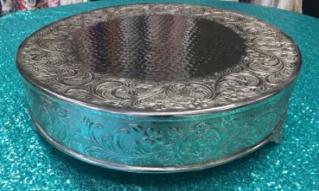 Silver Cake Stand 
