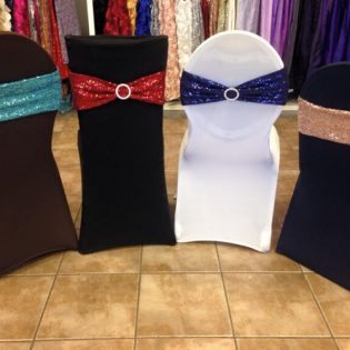 sequin stretch bands 