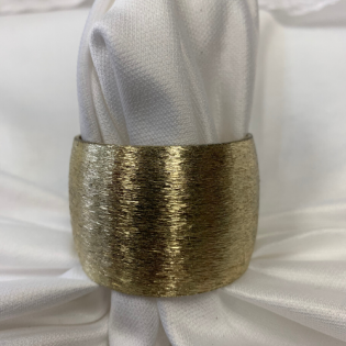 gold brushed napkin ring 