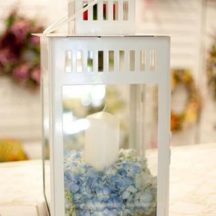 small white lantern 