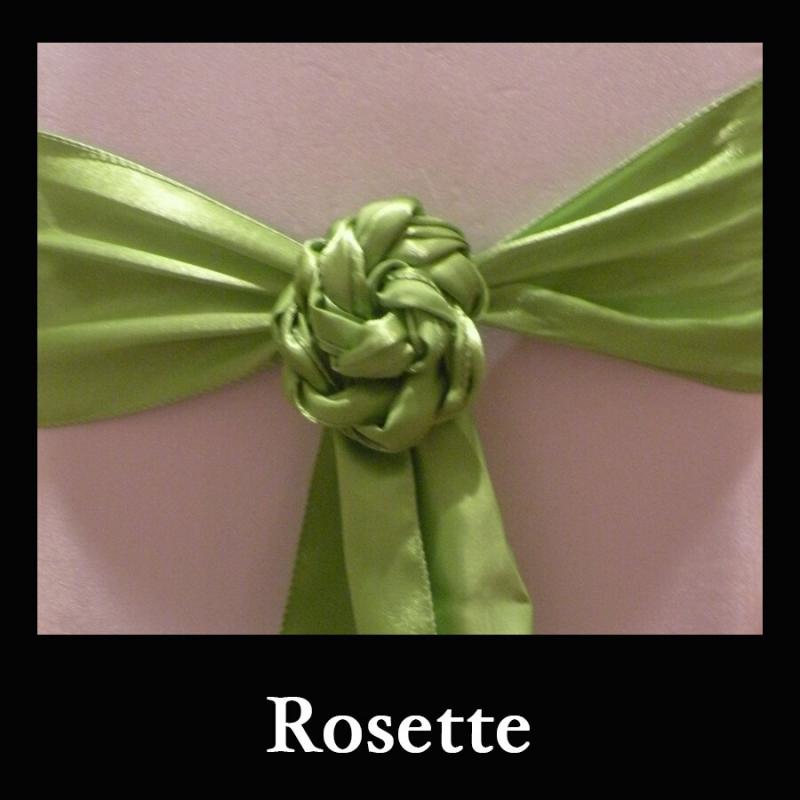rosette sash